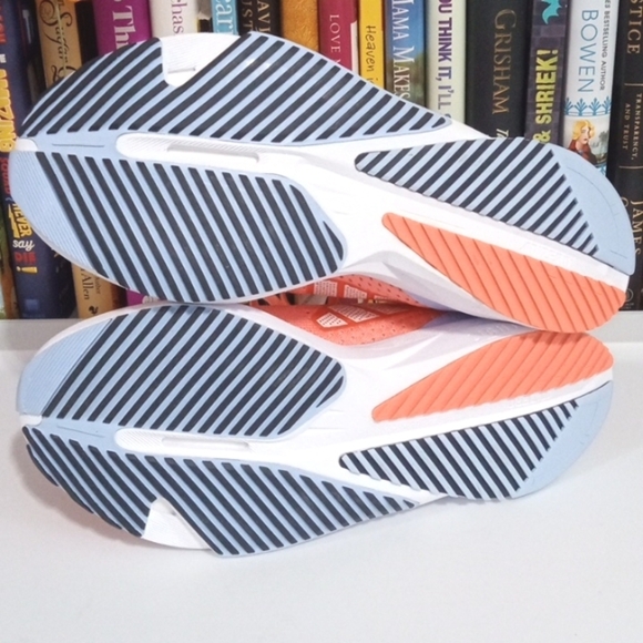 ADIZERO CORAL FUSION ORANGE PEACH WHITE CROSS TRAINER RUNNING SHOES SIZE 7 NWT - Picture 8 of 9